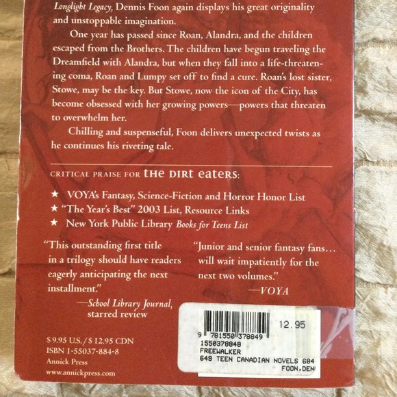 Freewalker (The Longlight Legacy) - Paperback By Foon, Dennis - GOOD - Picture 2 of 5